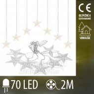 Vianočná led svetelná záclona vonkajšia - hvi... Vianočná led svetelná záclona vonkajšia - hvi...