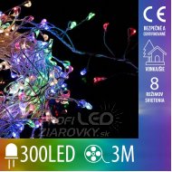 Vianočná led svetelná mikro reťaz cluster von... Vianočná led svetelná mikro reťaz cluster von...