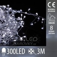 Vianočná led svetelná mikro reťaz cluster von... Vianočná led svetelná mikro reťaz cluster von...