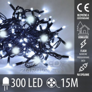 Vianočná led svetelná reťaz vonkajšia FLASH -...