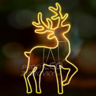 Neon-light sob vonkajší - 94x56cm - modrá...