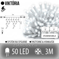 Viktória spojovateľná led svetelná záclona vo...