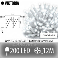 Viktória led svetelná záclona vonkajšia - 200...