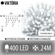 Viktória led svetelná záclona vonkajšia - 400...