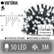Viktória spojovateľná led svetelná záclona vo...