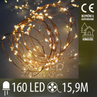 Vianočná led svetelná mikro reťaz vonkajšia -...