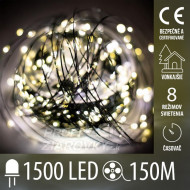 Vianočná led svetelná mikro reťaz vonkajšia -...