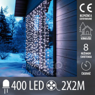 Vianočná led svetelná záclona vonkajšia - DOT...