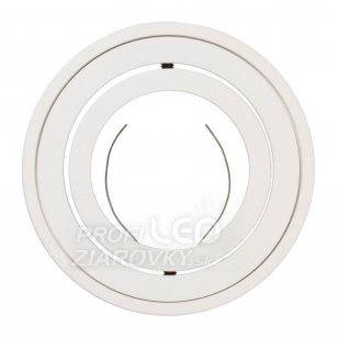 Podhľadové okrúhle svietidlo biele amat-l 115mm