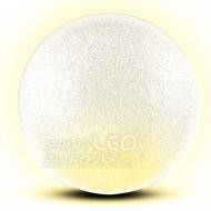 Dekorácia, eva guľa, 2 teplej bielej led, ø20...