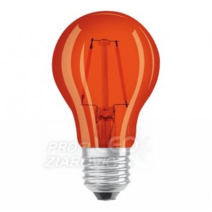 Dekoračná led žiarovka e27 osram, červená, 2w