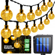 SOLAR GIRLAND záhradná okrasná svetelná reťaz...