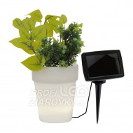 Záhradná lampa LED Solar White Flower Pot 400...