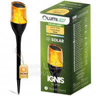 LED solárna vonkajšia záhradná lampa IGNIS 64...