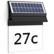 Solárna záhradná lampa LED Osvetlené číslo do...