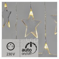 Led vianočný záves – hviezdy, 80cm, vonk., te...