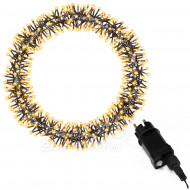 Vianočný svetelný veniec na dvere - 40 cm - 3...