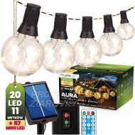 Záhradná solárna girlanda 20x LED dekoratívne...