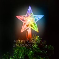 Vianočná LED hviezda na špic stromu - 10 LED ...