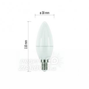 LED žiarovka Classic Candle 7,3W E14 teplá biela