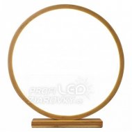 Vianočný kruh - 113 LED - Bambus - teplá biel...