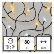 LED vianočná reťaz blikajúca, 8 m, v...