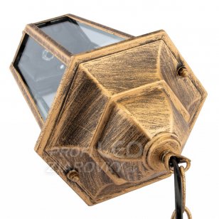 Záhradná závesná lampa - LED IP44 - zlatá - Kobi