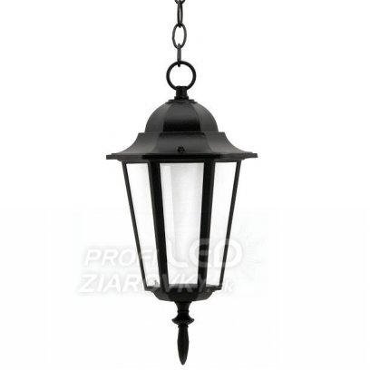 Záhradná lampa závesná LIGURIA-LT 1xE27 - 92cm Čierna - Polux