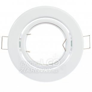 Podhľadové zapustené svietidlo - okrúhle - GU10 - biele