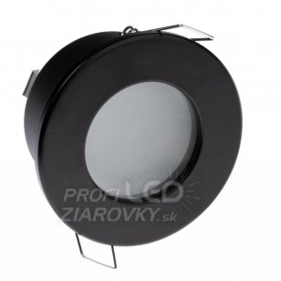Podhľadové zapustené svietidlo AQUS GU10 - okrúhla - čierna