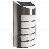 Solárne LED záhradné svietidlo SAFFO black and white 6000K - studená biela - Polux