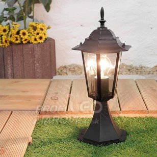 Vonkajšie záhradné svietidlo E27 - 40 cm - Čierna