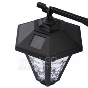 Záhradné solárne LED svietidlo Latarnia - 137cm - Polux - studená biela