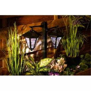 Záhradné solárne LED svietidlo Latarnia - 137cm - Polux - studená biela