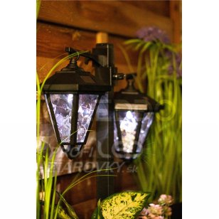 Záhradné solárne LED svietidlo Latarnia - 137cm - Polux - studená biela