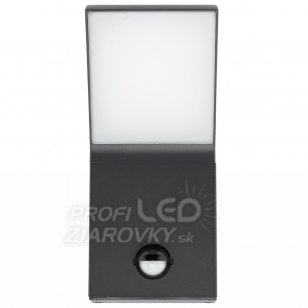 Nástenné svietidlo záhradné LED - 12W - 4000K - s pohybovým a súmrakovým senzorom