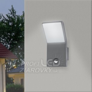 Nástenné svietidlo záhradné LED - 12W - 4000K - s pohybovým a súmrakovým senzorom