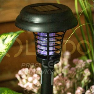 Záhradná solárna zapichovacia UV lampa SPIKE 43cm - odpudzujúca hmyz