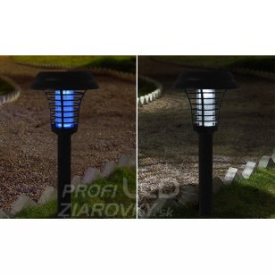 Záhradná solárna zapichovacia UV lampa SPIKE 43cm - odpudzujúca hmyz
