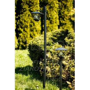 Záhradné solárne svietidlo LatarniaLED - 155 cm - Black