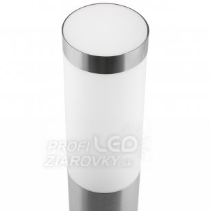 Vonkajšie záhradné svietidlo stĺpikové E27 Lilium Lumiled - 90cm - silver