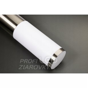 Vonkajšie záhradné svietidlo stĺpikové E27 Lilium Lumiled - 90cm - silver