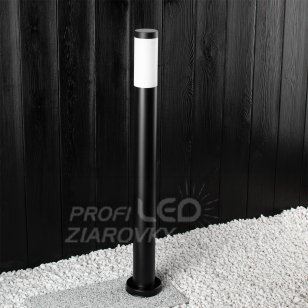 Vonkajšie záhradné svietidlo stĺpikové E27 Lilium Lumiled - 90cm - black