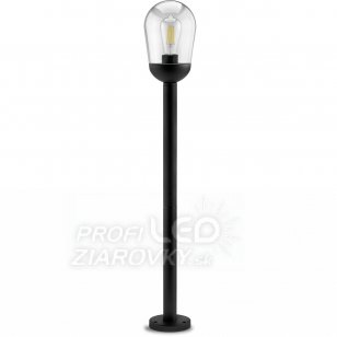 Záhradná lampa OVALIS LUMILED - E27 - Čierna -100cm