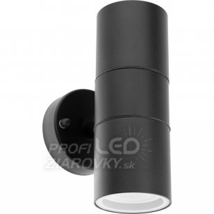 Záhradné nástenné svietidlo ZINNIA Lumiled - LED GU10 IP44 - Black 