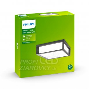 Nástenné záhradné svietidlo LED Skies Philips - Anthracite - 2x E27