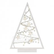 LED dekorácia – svietiaci stromček s ozdobami...