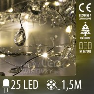 Vianočná led svetelná mikro reťaz vnútorná na...