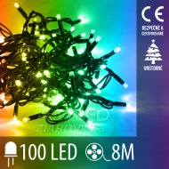 Vianočná led svetelná reťaz vnútorná - 100led...