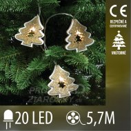 Vianočná led svetelná reťaz vnútorná -... Vianočná led svetelná reťaz vnútorná -...